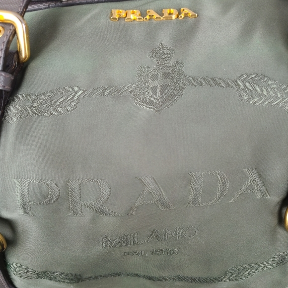 Prada Nylon Green Shoulder Bag - Picture 8 of 15